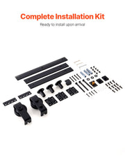 Bi-Folding Sliding Barn Door Hardware Track Kit 40" for Two 18" Doors V952-ZDSMDGDGSM3DI8IID001V0