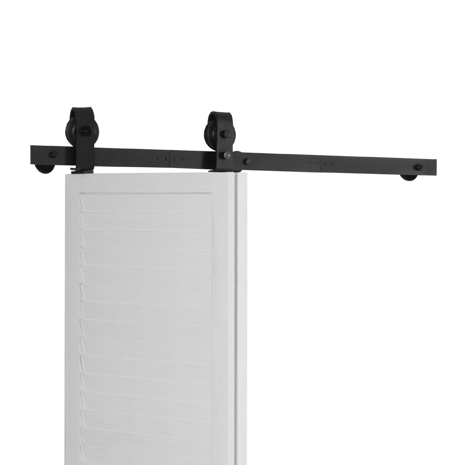 Bi-Folding Sliding Barn Door Hardware Track Kit 40" for Two 18" Doors V952-ZDSMDGDGSM3DI8IID001V0