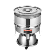 Automatic Electric Vibrating Sieve, Stainless Steel Sifter Shaker Machine with 30+50 Mesh, 45W Automatic V952-ZDZSJTM30M50X6TFUV3