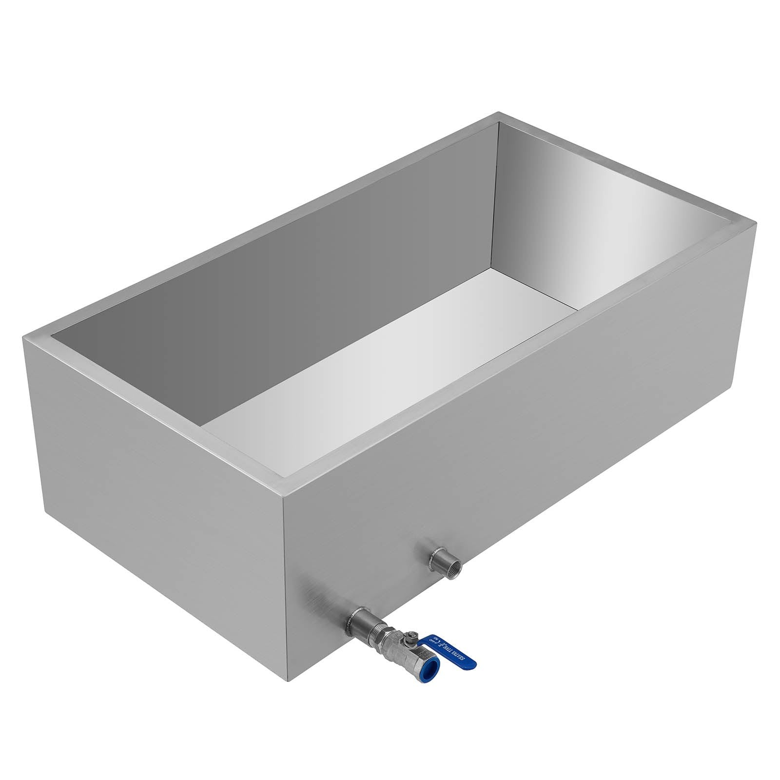 Maple Syrup Evaporator Pan 76x41x24 cm Stainless Steel Maple Syrup Boiling Pan with Valve for Boiling Maple V952-ZFQ16X30000000001V0