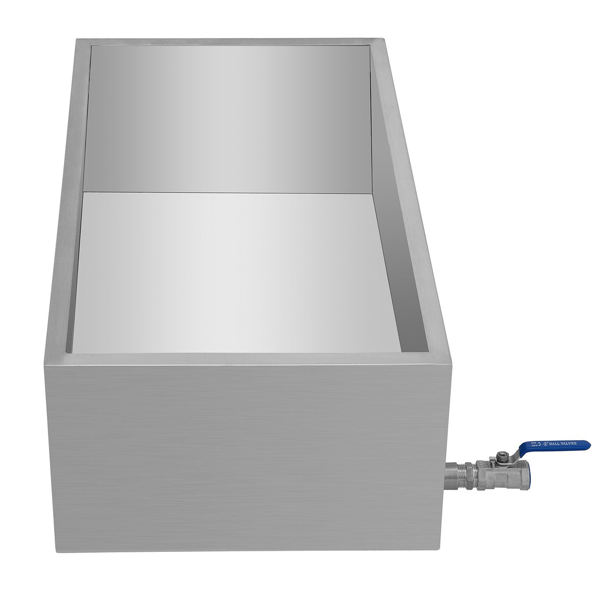 Maple Syrup Evaporator Pan 76x41x24 cm Stainless Steel Maple Syrup Boiling Pan with Valve for Boiling Maple V952-ZFQ16X30000000001V0