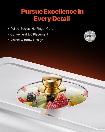 Chafing Dish Buffet Set, 4 Qt 2 Pack, Stainless Steel Chafer with 4 Half Size Pans, Rectangle Catering Warmer V952-ZFXBXGBLSTGKPIZUVV0