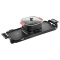 Hot Pot with Grill 2300W 2-in-1 Electric Smokeless BBQ with Removable Pot V952-ZFXDHG12YCLY1H507V3