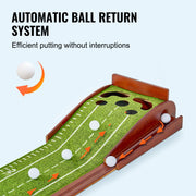 Golf Putting Mat, 5 Hole Indoor Golf Putting Green, Wrinkle-Free Golf Training Aid, Mini Golf Set with V952-ZFXKZDHQTGDLXXYSPV0