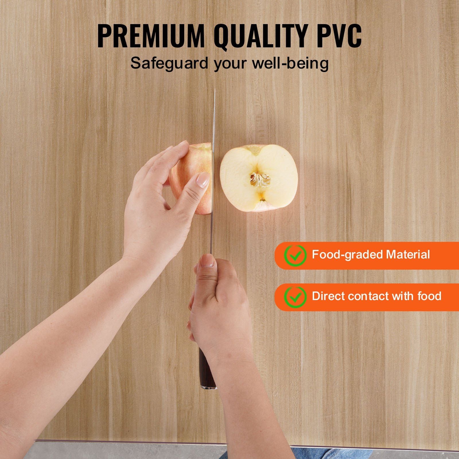 Plastic Table Cover, 24 x 48 Inch 1.5 mm Thick Frosted Table Protector, Rectangle PVC Desk Mat, Waterproof & V952-ZFXPVCZB24X4IJJHQV0