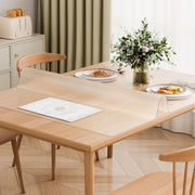 Plastic Table Cover, 24 x 48 Inch 1.5 mm Thick Frosted Table Protector, Rectangle PVC Desk Mat, Waterproof & V952-ZFXPVCZB24X4IJJHQV0