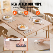 Plastic Table Cover, 36 x 60 Inch 1.5 mm Thick Frosted Table Protector, Rectangle PVC Desk Mat, Waterproof & V952-ZFXPVCZB36X6RMCUDV0