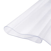 Plastic Table Cover, 40 x 60 Inch 1.5 mm Thick Clear Table Protector, Rectangle PVC Desk Mat, Waterproof & V952-ZFXPVCZB40X630CH4V0