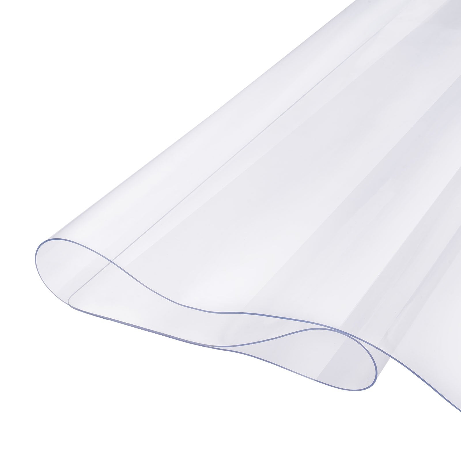Plastic Table Cover, 40 x 60 Inch 1.5 mm Thick Clear Table Protector, Rectangle PVC Desk Mat, Waterproof & V952-ZFXPVCZB40X630CH4V0