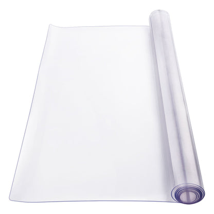 Plastic Table Cover, 40 x 60 Inch 2.0 mm Thick Clear Table Protector, Rectangle PVC Desk Mat, Waterproof & V952-ZFXPVCZB40X69S840V0