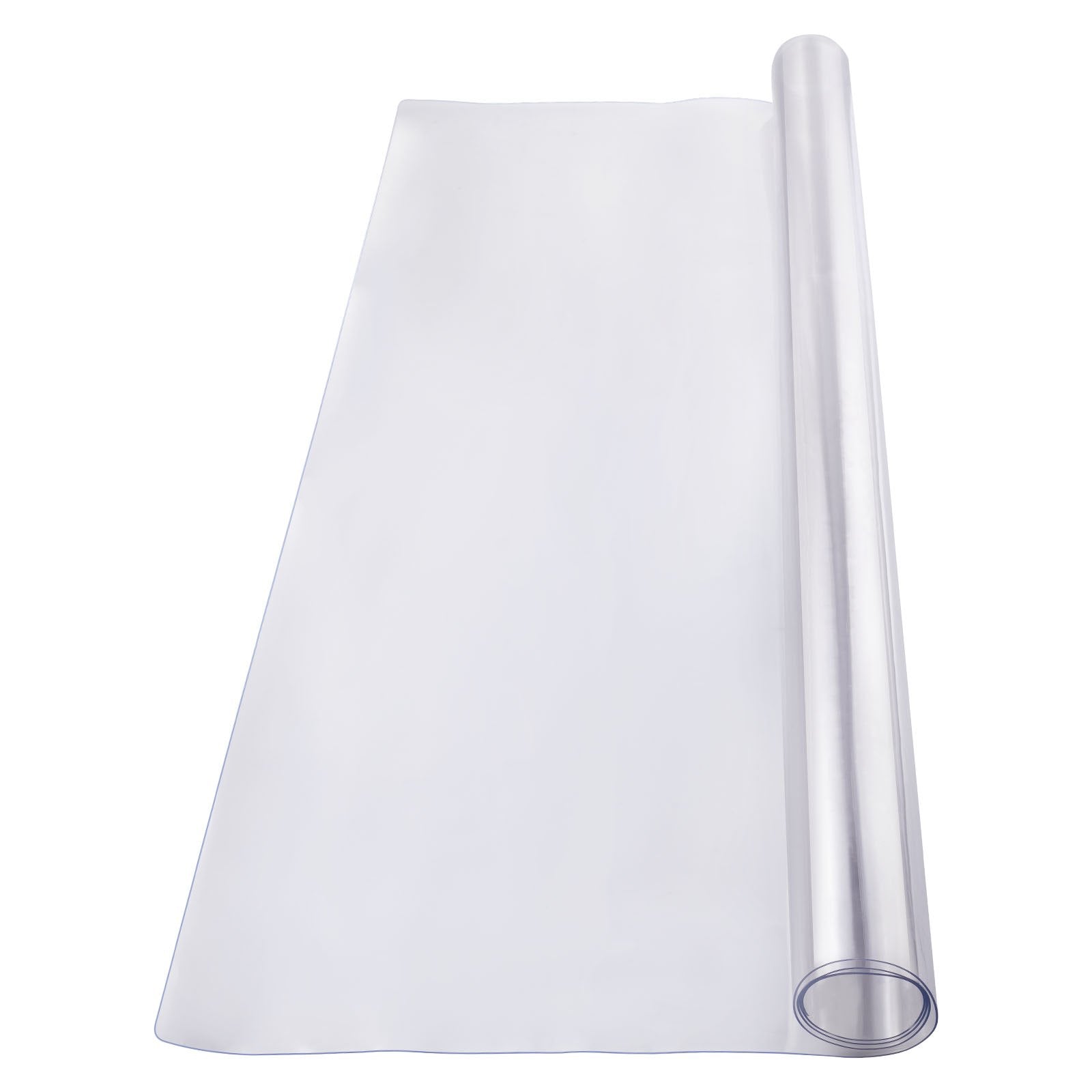 Plastic Table Cover, 54 x 54 Inch 2.0 mm Thick Clear Table Protector, Square PVC Desk Mat, Waterproof & Easy V952-ZFXPVCZB54X5ITNPIV0