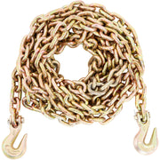Transport Binder Chain, 220 kg Working Load Limit, 3/8'' x 20' G80 Tow Chain Tie Down with Grab Hooks, DOT V952-ZGTLJZMGDXZYJ7KNJV0