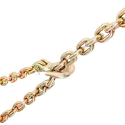 Transport Binder Chain, 3220 kg Working Load Limit, 3/8''x20' G80 Tow Chain Tie Down with Grab Hooks, DOT V952-ZGTLJZMGDXZYJG017V0