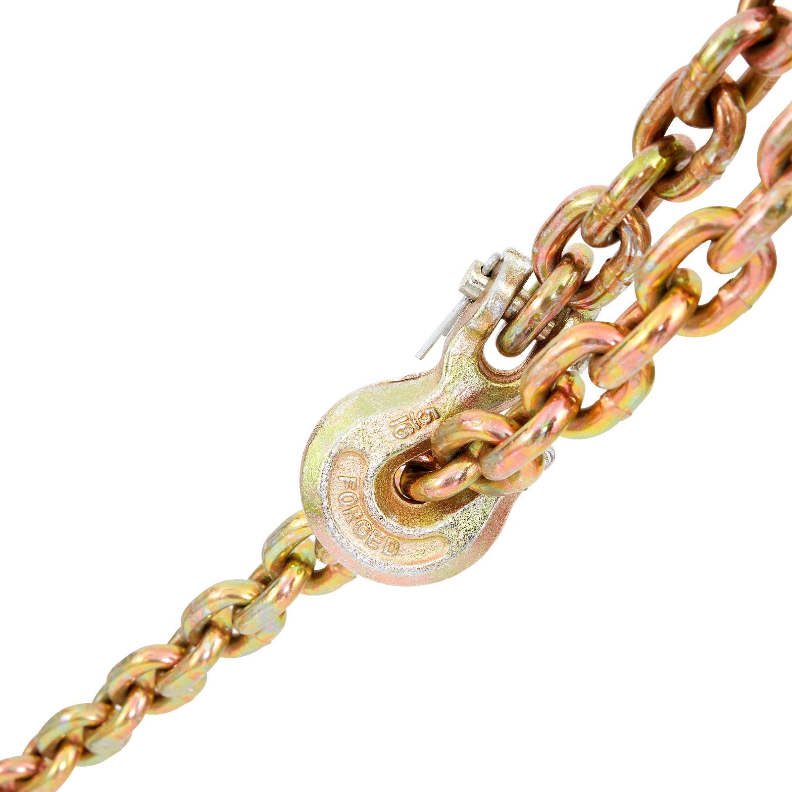 Transport Binder Chain, 2222 kg Working Load Limit, G80 Tow Chain Tie Down with Grab Hooks, DOT Certified, V952-ZGTLJZMGDXZYJUZEDV0