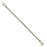 G80 Transport Binder Chain, 10 mm x 316 cm Tow Chain with Clevis Grab Hooks, 3.22T Safe Working Load, Heavy V952-ZGTLSGMGDX1JAQ0QWV0