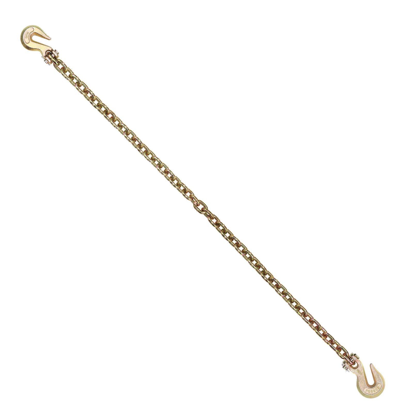 G80 Transport Binder Chain, 10 mm x 316 cm Tow Chain with Clevis Grab Hooks, 3.22T Safe Working Load, Heavy V952-ZGTLSGMGDX1JAQ0QWV0