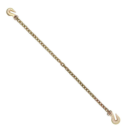 G80 Transport Binder Chain, 10 mm x 316 cm Tow Chain with Clevis Grab Hooks, 3.22T Safe Working Load, Heavy V952-ZGTLSGMGDX1JAQ0QWV0