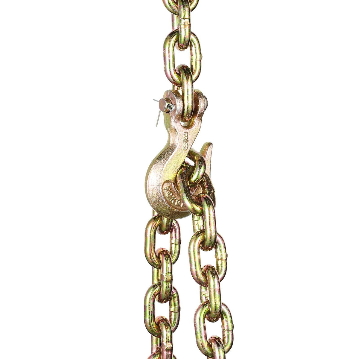 G80 Transport Binder Chain, 10 mm x 316 cm Tow Chain with Clevis Grab Hooks, 3.22T Safe Working Load, Heavy V952-ZGTLSGMGDX1JAQ0QWV0