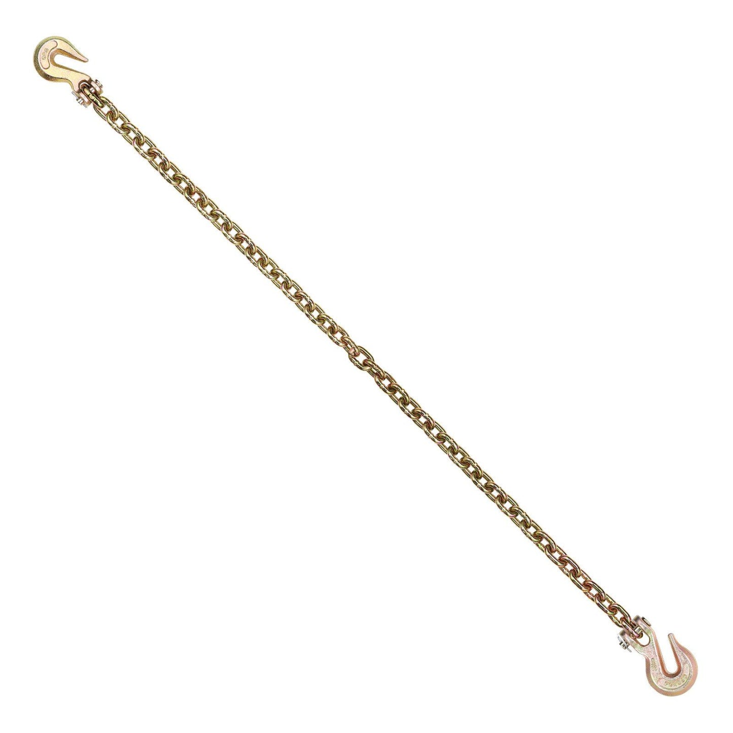 G80 Transport Binder Chain, 8 mm x 316 cm 2-Pack Tow Chain with Clevis Grab Hooks, 2.22T Safe Working Load, V952-ZGTLSGMGDX2JYBW2AV0