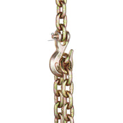 G80 Transport Binder Chain, 8 mm x 316 cm 2-Pack Tow Chain with Clevis Grab Hooks, 2.22T Safe Working Load, V952-ZGTLSGMGDX2JYBW2AV0