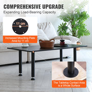 406.4MM Adjustable Desk Legs, Reinforced Steel Office Table Furniture legs Set of 4 for DIY, 1200 lbs Load V952-ZGZT2YC16INCQVIUPV0