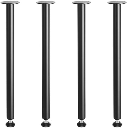 762MM Adjustable Desk Legs, Reinforced Steel Office Table Furniture legs Set of 4 for DIY, 544.3KG Load V952-ZGZT2YC30YC0ZVHG9V0