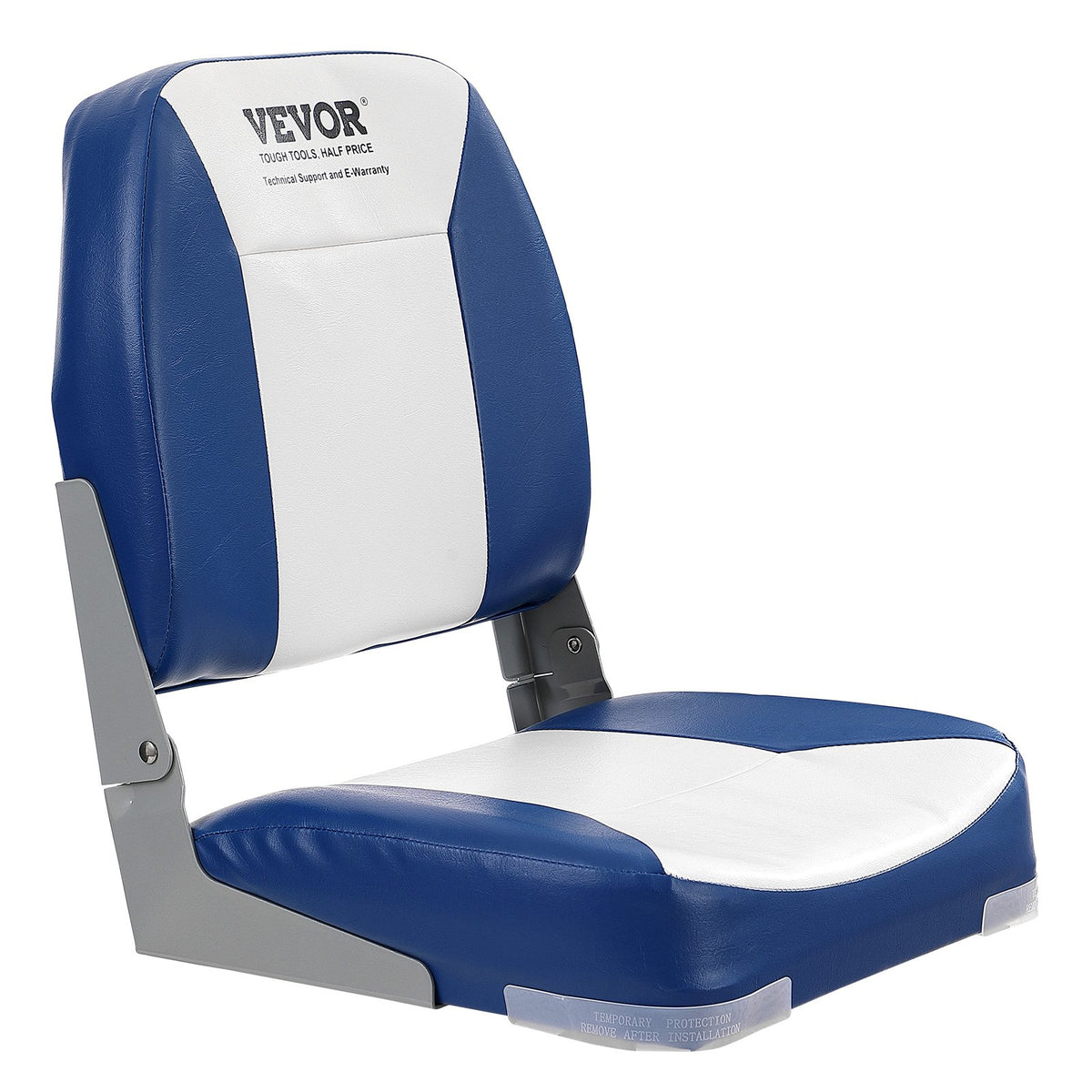 Boat Seat Low Back Fold-Down Fishing Boat Chair with Sponge Padding 2 Pack V952-ZHSKU00000000000057