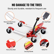 Wheel Dolly, Max Capacity 1500 Lbs Car Dolly, Car Jack Dolly Lifter with 360 degrees Rotatable Wheels, Heavy V952-ZHSKU00000000000102