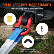 Shackle Hitch Receiver, Fits 50 mm Receivers, 20 Tons Breaking Strength, D Ring Shackle with Trailer Hitch V952-ZJHJG2IN35005KAPBV0