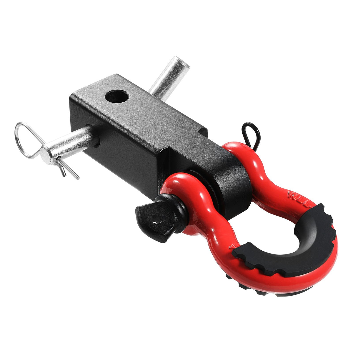 Shackle Hitch Receiver, Fits 50 mm Receivers, 20 Tons Breaking Strength, D Ring Shackle with Trailer Hitch V952-ZJHJG2IN35005KAPBV0