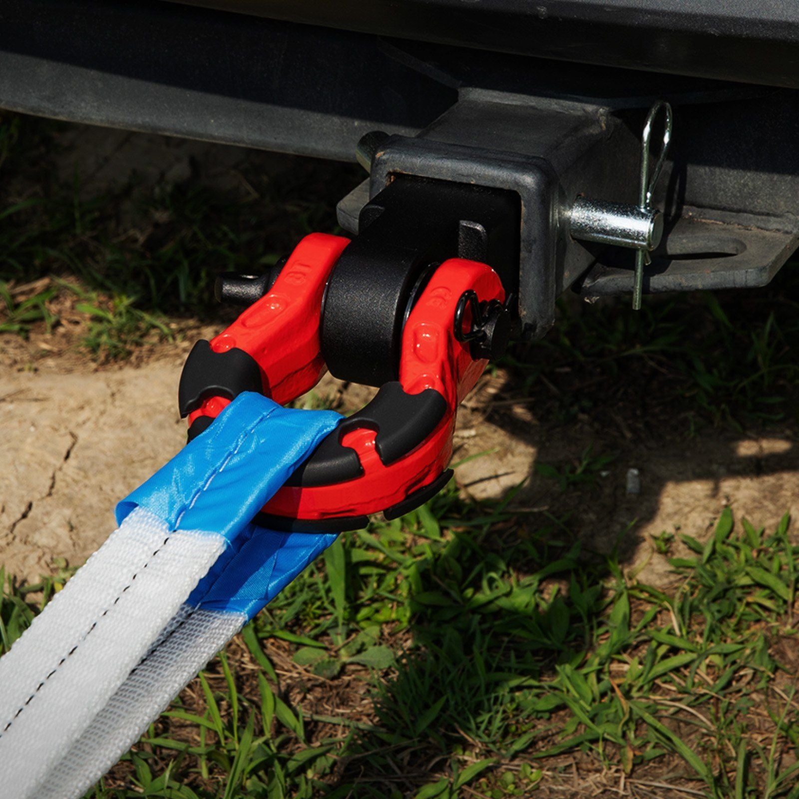 Shackle Hitch Receiver, Fits 50 mm Receivers, 29.9 Tons Breaking Strength, D Ring Shackle with Trailer Hitch V952-ZJHJG2IN4500X3JI8V0