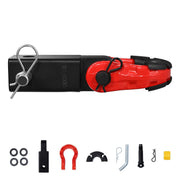 Shackle Hitch Receiver, Fits 50 mm Receivers, 29.9 Tons Breaking Strength, D Ring Shackle with Trailer Hitch V952-ZJHJG2IN4500X3JI8V0