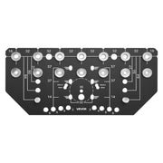 Shelf Pin Jig and Hinge Jig Two-in-One, Aluminum Alloy Cabinet Hardware Hole Drilling Template with 6.4 and V952-ZJJGBXZKJJ006012Y001V0