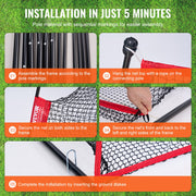 Golf Practice Hitting Net, Huge 10.8x7ft Golf Net, Personal Driving Range for Indoor Outdoor Use, Portable V952-ZJK10X7YCDW0FFLLXV0