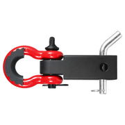 Shackle Hitch Receiver, Fits 50 mm Receivers, 24 Tons Breaking Strength, D Ring Shackle with Trailer Hitch V952-ZJLHJ2IN45007CI7LV0