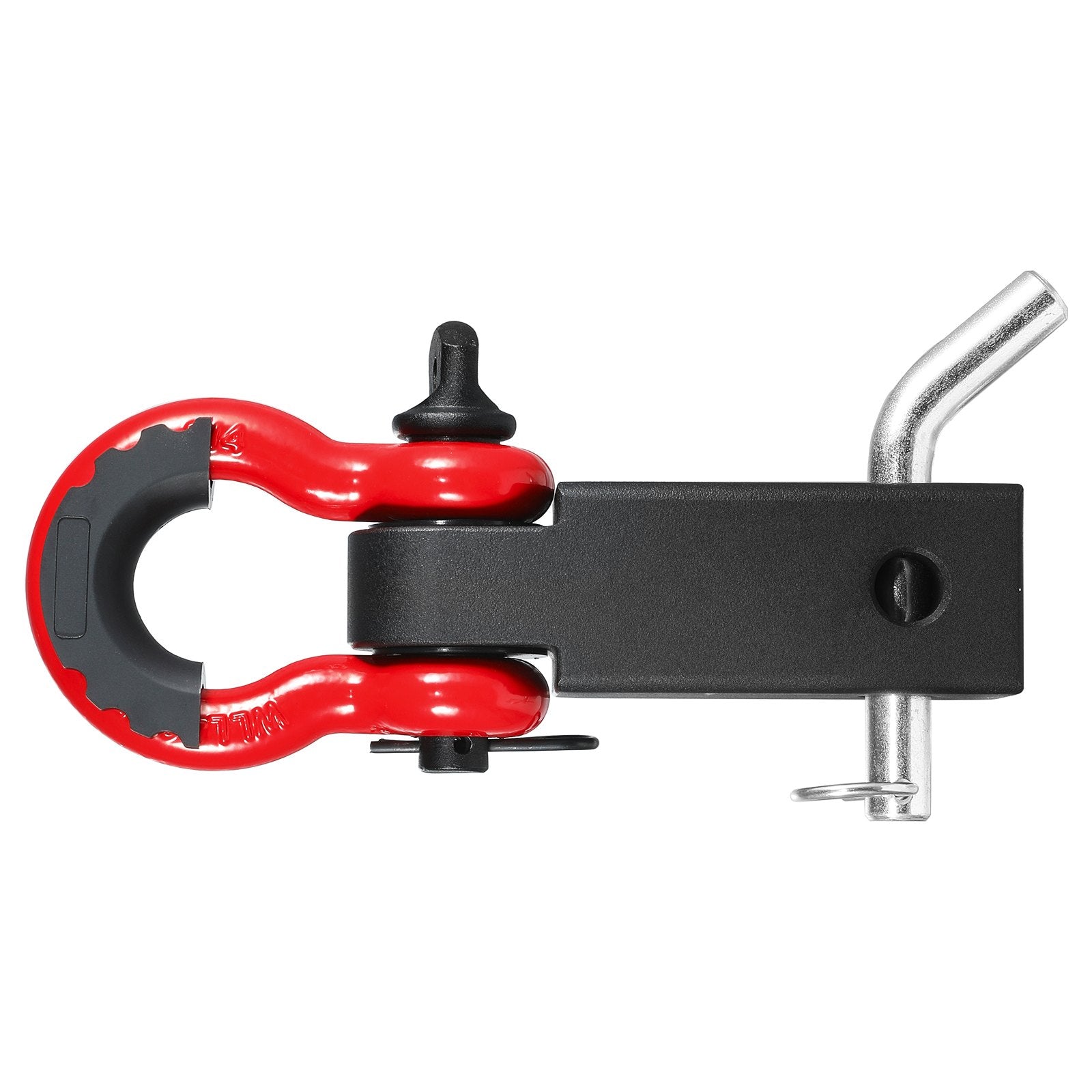 Shackle Hitch Receiver, Fits 50 mm Receivers, 24 Tons Breaking Strength, D Ring Shackle with Trailer Hitch V952-ZJLHJ2IN45007CI7LV0