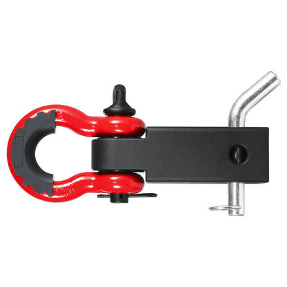 Shackle Hitch Receiver, Fits 50 mm Receivers, 24 Tons Breaking Strength, D Ring Shackle with Trailer Hitch V952-ZJLHJ2IN45007CI7LV0