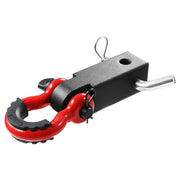 Shackle Hitch Receiver, Fits 50 mm Receivers, 24 Tons Breaking Strength, D Ring Shackle with Trailer Hitch V952-ZJLHJ2IN45007CI7LV0