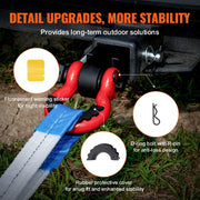 Shackle Hitch Receiver 50 mm, 29.9 Tons Breaking Strength, D Ring Shackle with Trailer Hitch Lock Pin, Heavy V952-ZJLHJ2IN550085NCOV0