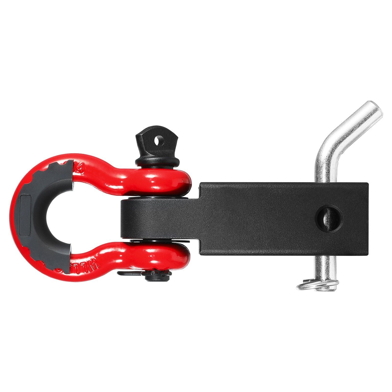 Shackle Hitch Receiver 50 mm, 29.9 Tons Breaking Strength, D Ring Shackle with Trailer Hitch Lock Pin, Heavy V952-ZJLHJ2IN550085NCOV0