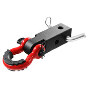 Shackle Hitch Receiver 50 mm, 29.9 Tons Breaking Strength, D Ring Shackle with Trailer Hitch Lock Pin, Heavy V952-ZJLHJ2IN550085NCOV0