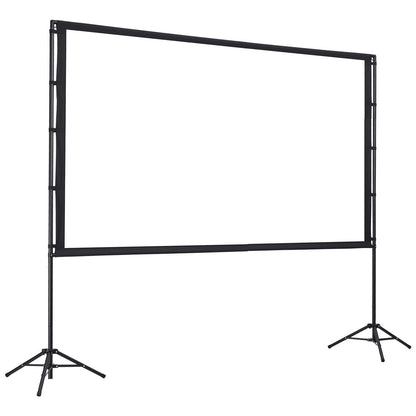 Projector Screen with Stand, 100 Inch 160 degrees Wide Angle Indoor Outdoor Projection Screen, 16:9 4K HD V952-ZJSTYPMEKLJZTWA9Y001V0