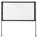 Projector Screen with Stand, 80 Inch 160 degrees Wide Angle Indoor Outdoor Projection Screen, 16:9 4K HD V952-ZJSTYPMEKPJZC0SR9001V0