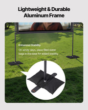 Projector Screen with Stand, 80 Inch 160 degrees Wide Angle Indoor Outdoor Projection Screen, 16:9 4K HD V952-ZJSTYPMEKPJZC0SR9001V0