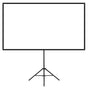 Projector Screen with Stand, 80 Inch 160 degrees Wide Angle Indoor Outdoor Projection Screen, 16:9 4K HD V952-ZJSTYPMEKSJZ80OE1001V0