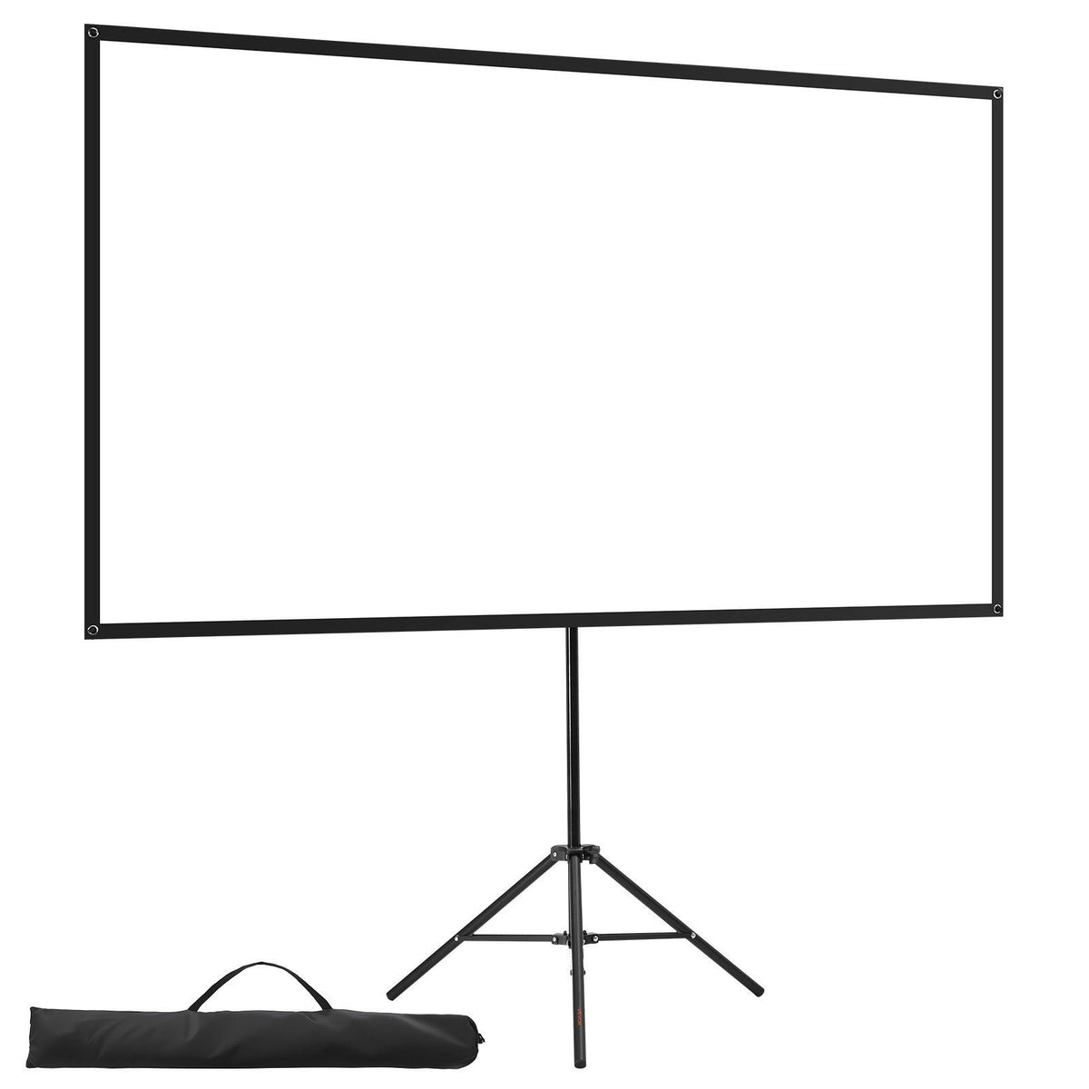 Projector Screen with Stand, 80 Inch 160 degrees Wide Angle Indoor Outdoor Projection Screen, 16:9 4K HD V952-ZJSTYPMEKSJZ80OE1001V0
