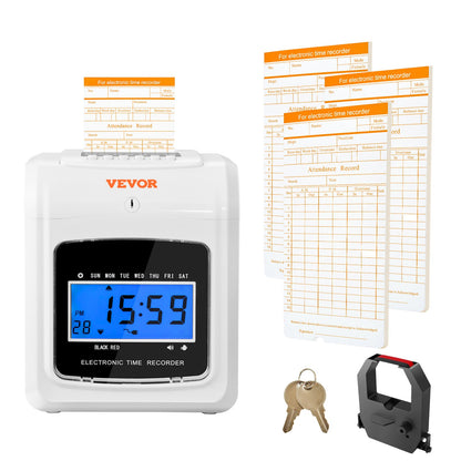 Punch Time Clock, Time Tracker Machine for Employees of Small Business, 6 Punches per Day, Time Clock Punch V952-ZKSDKZTZYJK3YNZNYV3