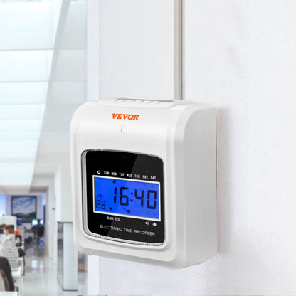 Punch Time Clock, Time Tracker Machine for Employees of Small Business, 6 Punches per Day, Time Clock Punch V952-ZKSDKZTZYJK3YNZNYV3