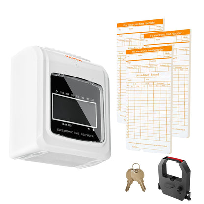 Punch Time Clock, Time Tracker Machine for Employees of Small Business, 6 Punches per Day, Time Clock Punch V952-ZKSDKZTZYJK3YNZNYV3