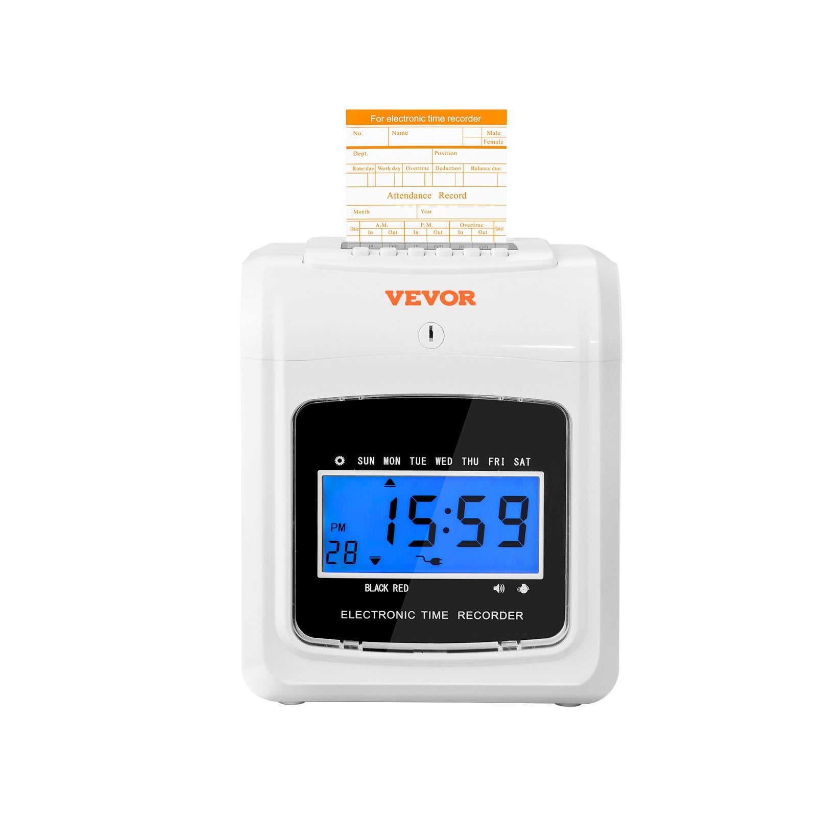 Punch Time Clock, Time Tracker Machine for Employees of Small Business, 6 Punches per Day, Time Clock Punch V952-ZKSDKZTZYJK3YNZNYV3